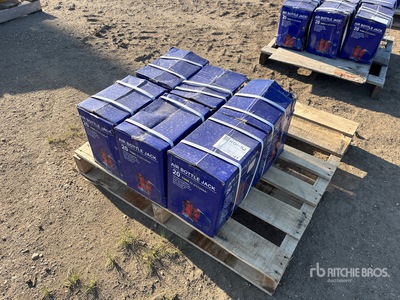 Quantity of (6) BYT 20T Bottle Jack Varios, herramientas manuales (Unused)