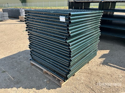 Quantity of (24) BYT 4 ft x 4 ft Wrought Iron Livestock Gate (Unused)