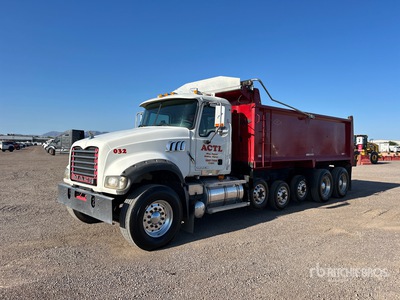 2009 Mack GU713 12x4 Simple 16 Tipper Truck