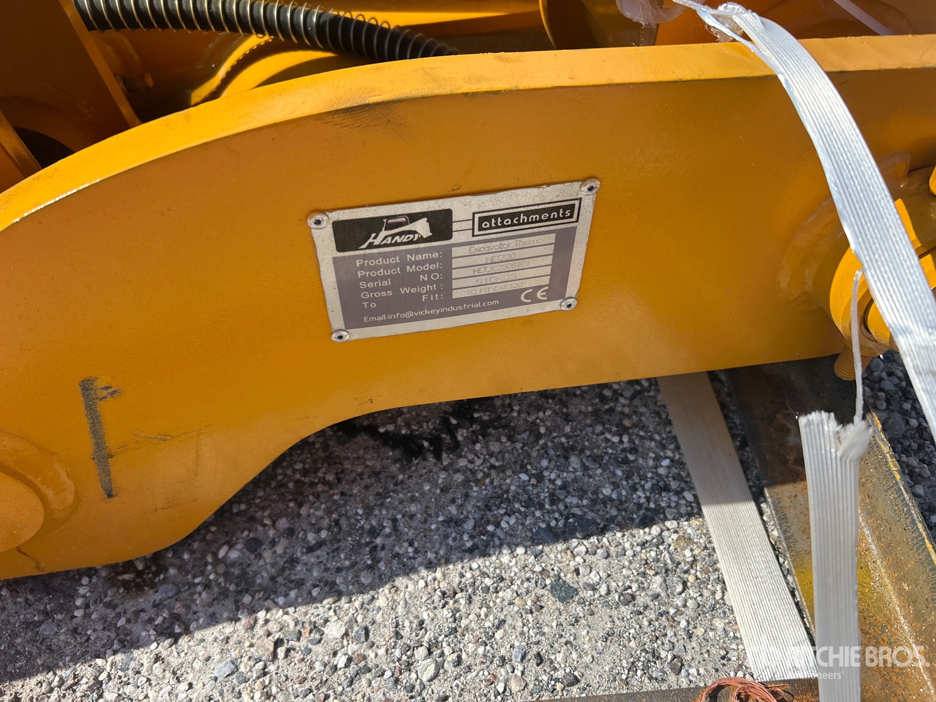 2025 Handy HET320 Excavator Thumb (Unused)
