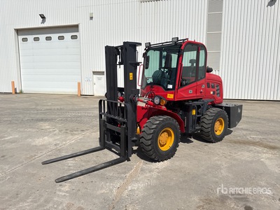 2025 KUL RTF-3500 3500 kg 4x4 Rough Terrain Forklift Gelände-Gabelstapler (Unused)