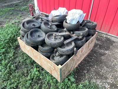 Quantity of 4 in On-Row Packer Wheels - to Fit: Bourgault 8810 Drill Ventilateur d'aération