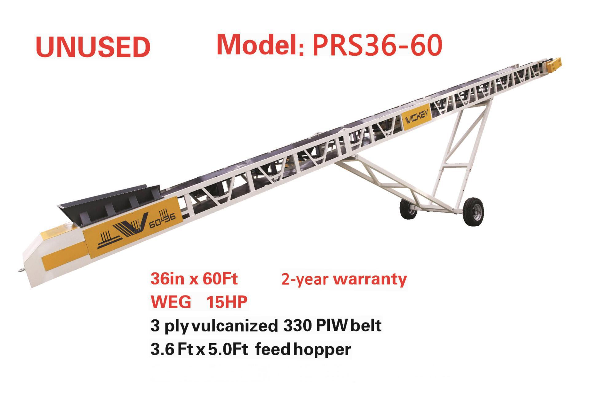 2025 Vickwest PRS36-60 36 in x 60 ft Portable Stacking Transportador (Unused)