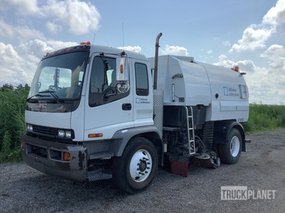 Allianz Johnston VT650 on 2009 GMC JT7F042 Sweeper Truck