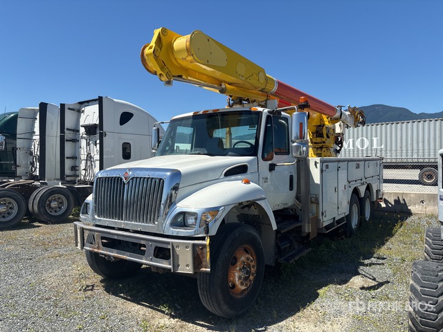 2007 Altec AM855 55 ft on 2007 International 7500 6x4 Bucket Truck ...