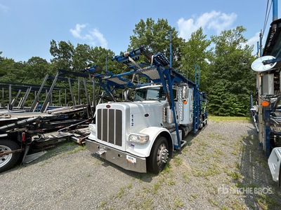 2017 Peterbilt 389 6x4 Sleeper Car Carrier Truck