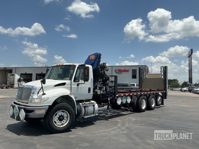 2016 PM 15.5 15980 lb Knuckle Boom on 2017 International Workstar 7400 8x4 ブームトレーラー