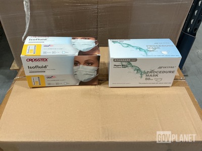 (43) Cases of Assorted Face Masks