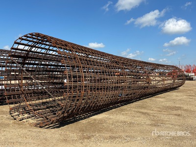 42 Ft x 8 Ft 6 In Rebar Cage Bridge Caisson Divers
