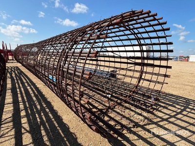42 Ft x 8 Ft 6 In Rebar Cage Bridge Caisson Divers
