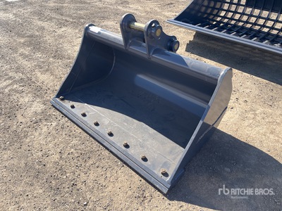 2025 Warrior 1200 mm Q/C Cleanup Cazo para excavadora - Fits 5 - 6 Ton (Unused)