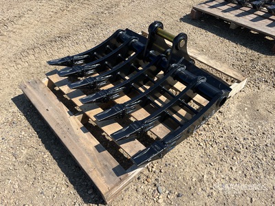 2025 Warrior WBRC05-1000 39 in 5-6T Baggerrechen - Fits Cat 305 (Unused)