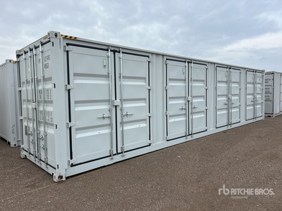 2025 40 ft High Cube Multi-Door Storage Container