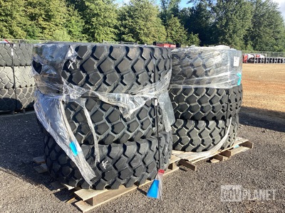 (6) Michelin 16.00R20 Tires