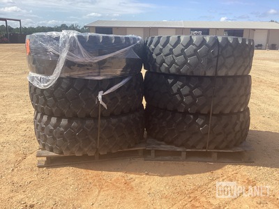 (6) Michelin 16.00R20 Tires