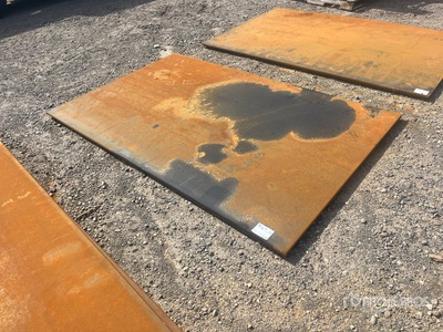 Quantity of (2) 2025 AGT 6ft x 8ft 7 ft 10.5 in x 4 ft 11.5 in (0.65 in Thick) Qty of 2 Stahlplatten (Unused)