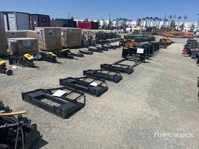 Quantity of (10) 2025 Mower King SA 48 in Skid Steer Forks (Unused)