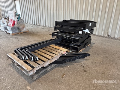 Quantity of (8) 2025 Mower King SA 6 in Skid Steer Forks (Unused)