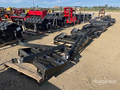 Quantity of (8) 2025 Mower King SA 48 in Kompaktladergabeln (Unused)
