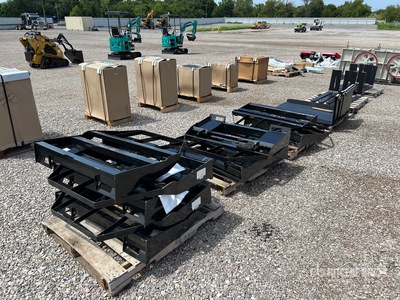 Quantity of (10) 2025 Mower King SA 48 in Skid Steer Forks (Unused)