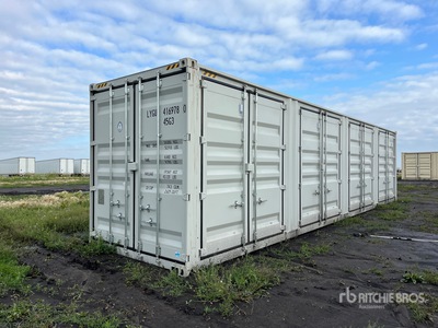 2025 40 ft High Cube Multi-Door Contenedor de almacenamiento