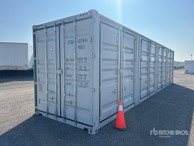 2025 40 ft High Cube Multi-Door Storage Container