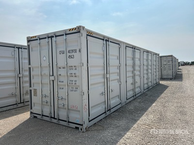 2025 40 ft High Cube Multi-Door Storage Container