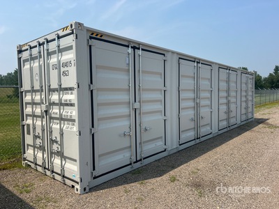 2025 40 ft High Cube Multi-Door Storage Container