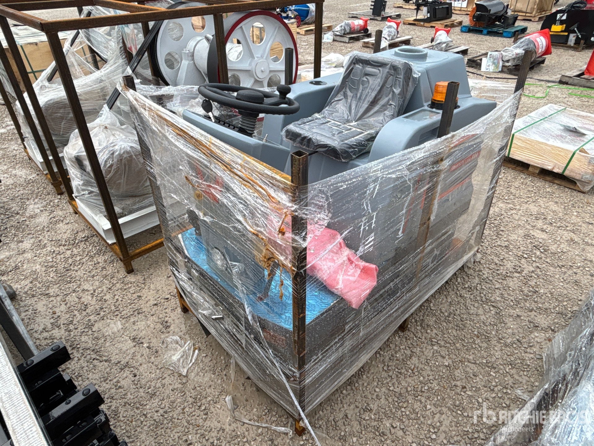 2025 OKG ZY1300E Ride-On Floor Sweeper (Unused)