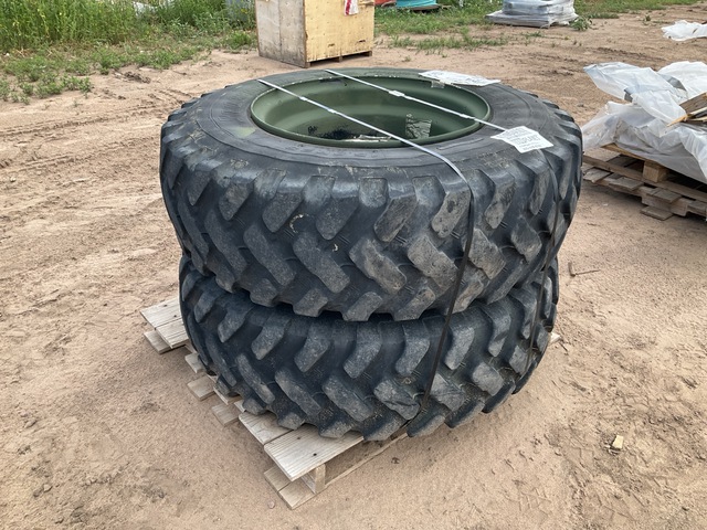 (2) Bridgestone 15.5R25 Tires w/Wheels