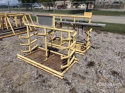Quantity of (2) 6 Ft Steel Racks