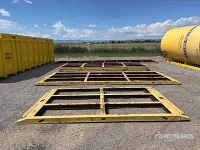Quantity of (5) Empty Skid Rig Mats