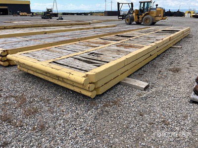 Quantity of (3) 8 Ft x 40 Ft Damaged Rig Mats