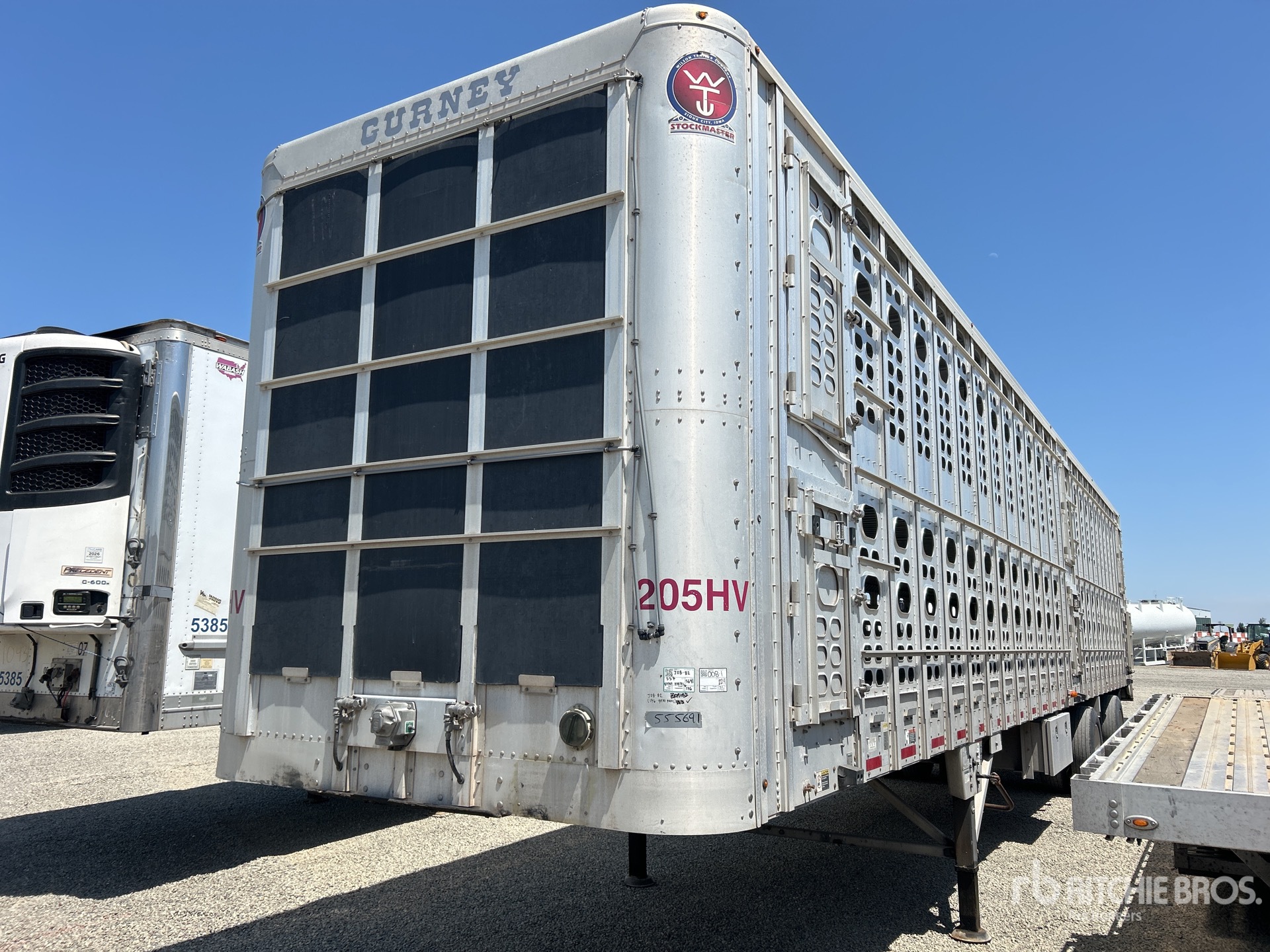 2019 Wilson PSAL-400P 52 ft T/A Remorque de transport d'animaux
