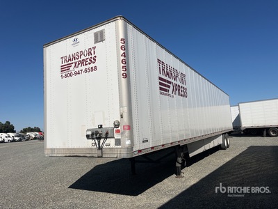 2019 Hyundai VC2530152-AJS 53 ft x 102 in T/A Remolque de furgoneta