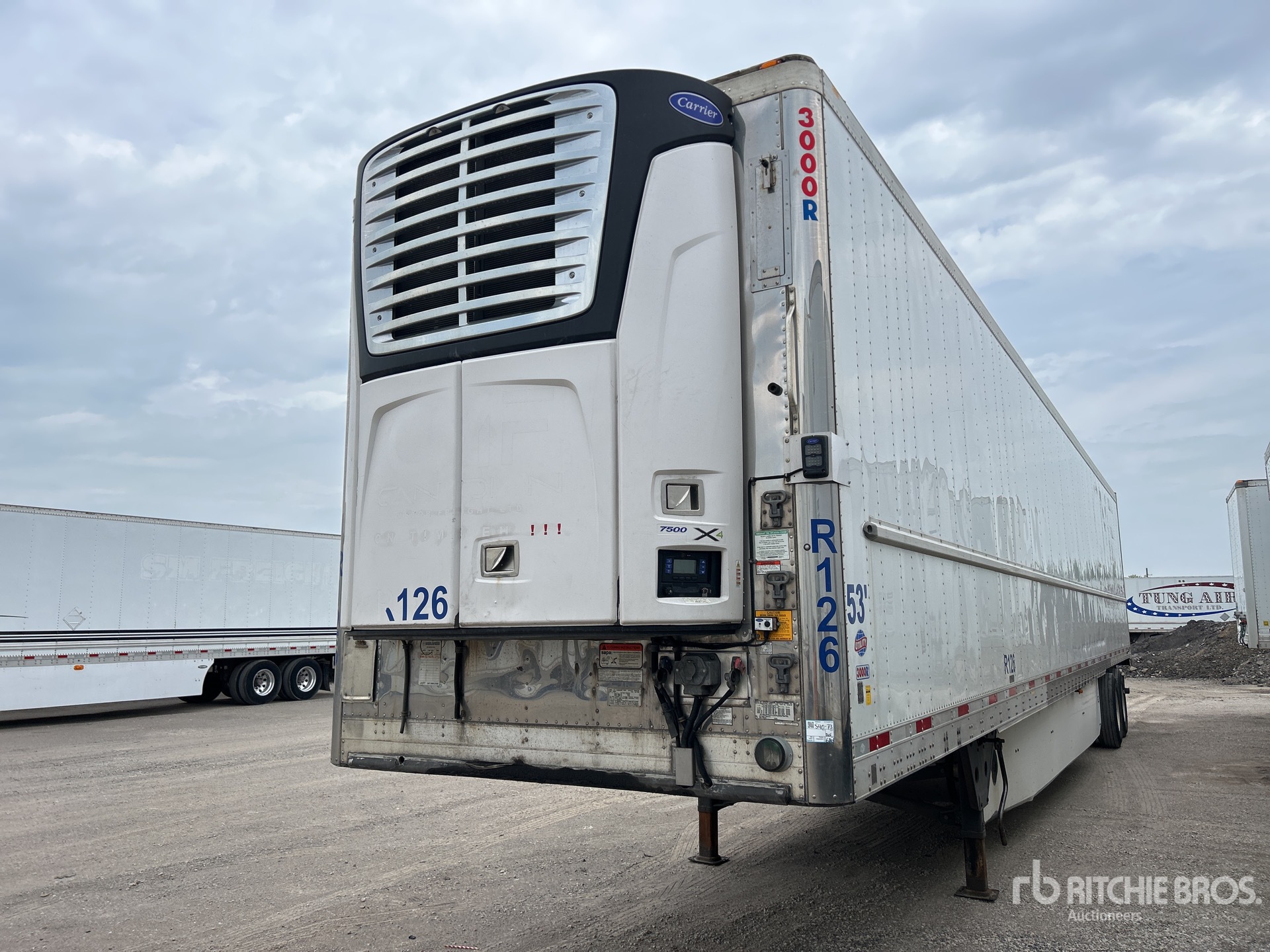 2022 Utility 3000R 53 ft x 102 in T/A Refrigerated Trailer