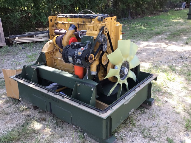 Cat C7 ACERT Turbo Diesel Engine w/Container