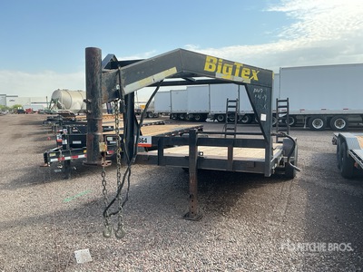 2003 Big Tex 12ET 20 ft T/A Gooseneck Equipment Trailer