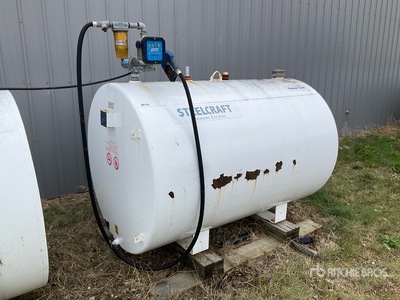 2017 Steel Craft 500 gal Skid Mounted Steel Gasoline Fuel Tank