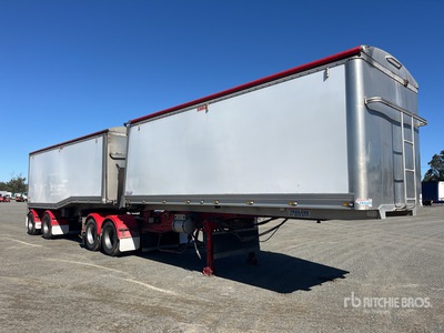 2013 Graham Lusty 6.3 m Bogie/A B-Double Lead Rollback Tipping Trailer
