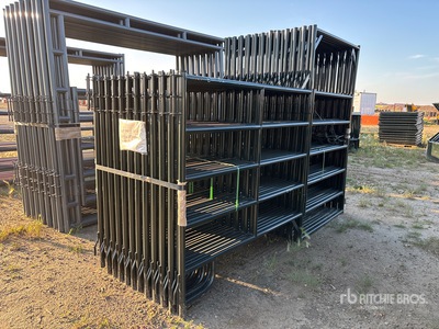 Quantity of (24) 2024 BYT PG100 10 ft Ranch Panel with بوابة المزرعة  (Unused)