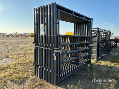 Quantity of (16) 2024 BYT FRMGTE96 9 ft 6 in Magnum Ranch Frame Livestock Gate (Unused)