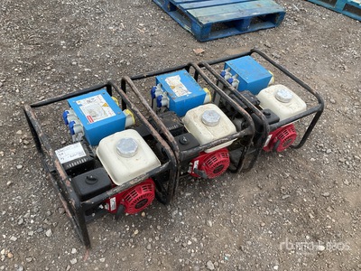 Quantity of (3) 3.4 kVA Portable Generator Set