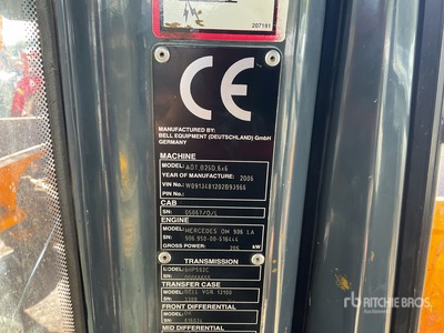 2006 Bell B25D Tombereau