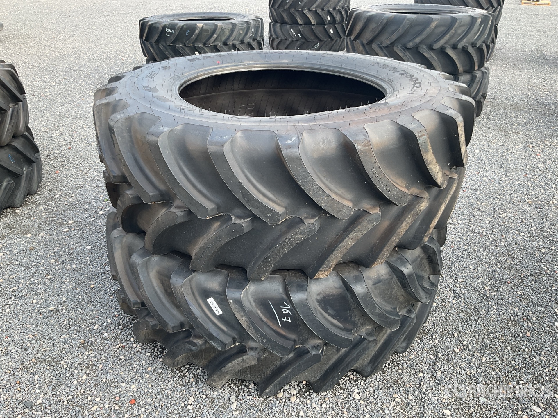 Quantity of (2) Firestone 620/70R42 TL 166D MAXI-TRAC Tires