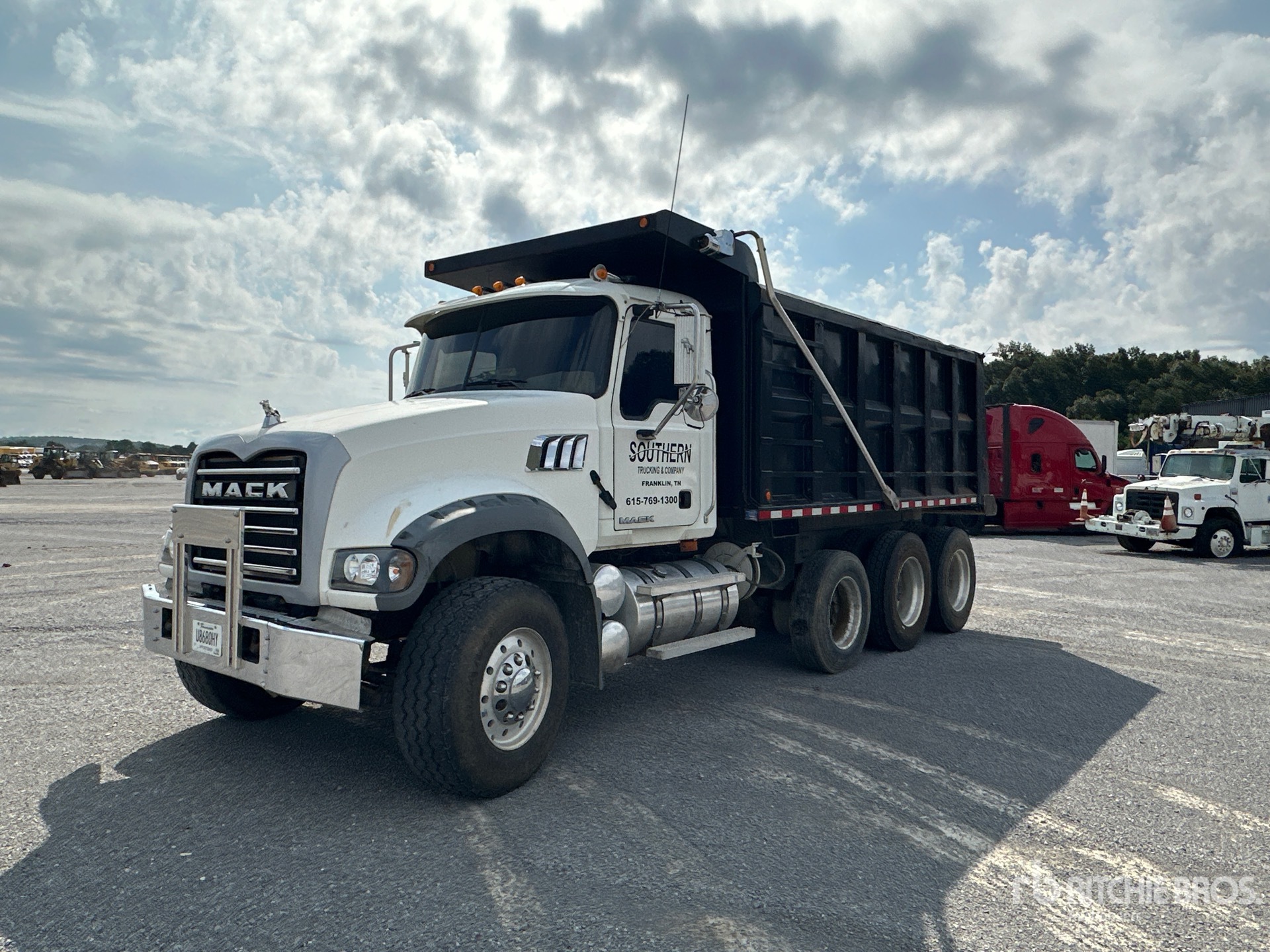 2007 Mack CTP713 Granite Autocarro ribaltabile 3 assi