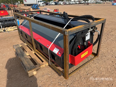 2025 Raytree RMVR76 76 in Skid Steer Vibratory Roller (Unused)
