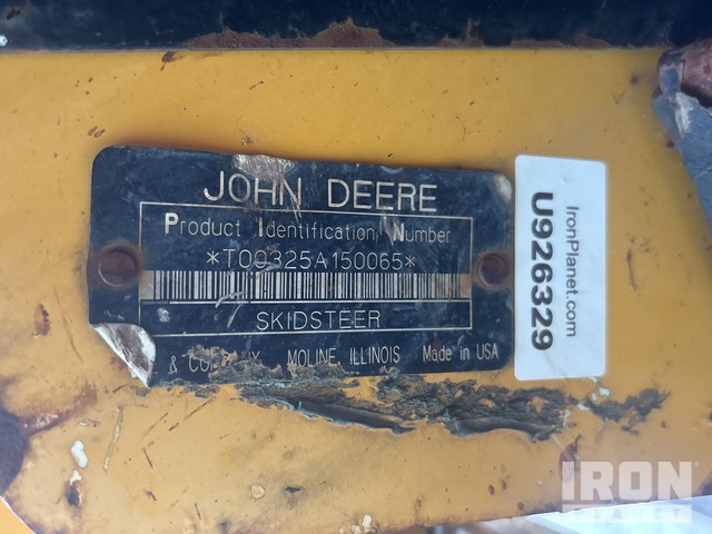 MINI CARGADOR SOBRE RUEDAS 2007 JOHN DEERE 325