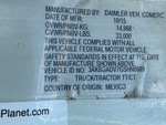 General Appearance with Motor Vehicle Safety Standards Label