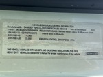 Engine with Emission Label